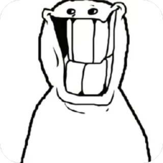 🫥 emoji Щитпост мемы Telegram sticker 13 of 68