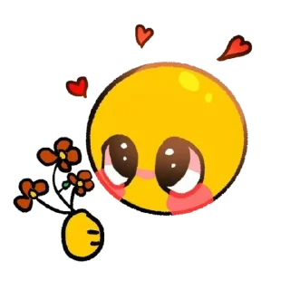 🥴 emoji cute cursed emoji. Telegram sticker 17 of 91
