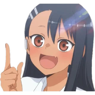 😊 emoji Nagatoro Telegram sticker 22 of 36