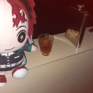 🥃 emoji Плюшевый Танджиро Легенда Telegram sticker 20 of 74