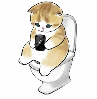 Sticker from cats avtor-@zhaleika
