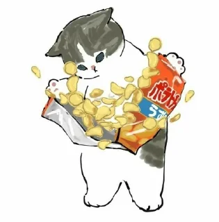 🌟 emoji (⁠◠⁠‿⁠・⁠)⁠—⁠☆ Moju_Sand cats 3 Telegram sticker 8 of 37