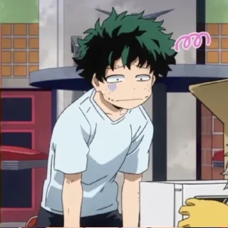 💚 emoji 💚~Изуку Мидория~💚 Telegram sticker 9 of 120