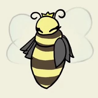 👋 emoji Bee Shorts (raredoodle) Telegram sticker 17 of 38