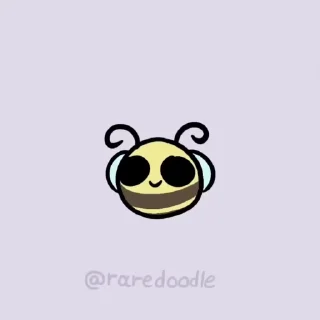 😄 emoji Bee Shorts (raredoodle) Telegram sticker 7 of 38