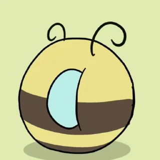 🤨 emoji Bee Shorts (raredoodle) Telegram sticker 10 of 38