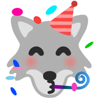 🌟 emoji Android wolf Telegram sticker 19 of 120