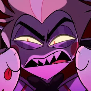 😃 emoji Lucifer Morningstar | Hazbin H Telegram sticker 9 of 48
