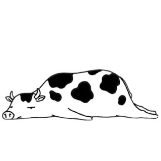 😴 emoji корови вайб @solnataa Telegram sticker 6 of 11
