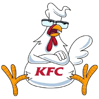 😤 emoji KFC. WK Telegram sticker 20 of 20