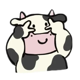 ✌ emoji корови вайб @solnataa Telegram sticker 9 of 11