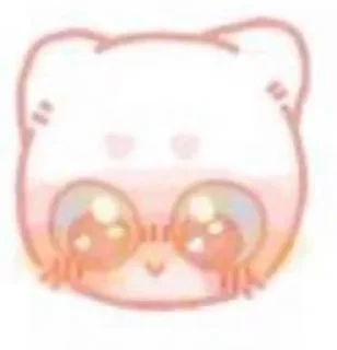 😚 emoji Meow ~ Telegram sticker 15 of 81