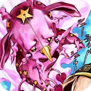 Sticker from Steel ball run