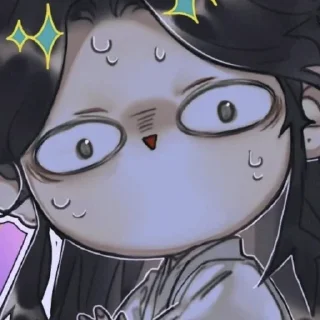 🦋 emoji небожители @huxiacheng Telegram sticker 7 of 101