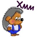 🤔 emoji Мульт ёжики :: @animesticks Telegram sticker 23 of 26