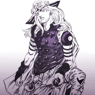 🌟 emoji Gyro Zeppeli @polochkalife Telegram sticker 4 of 55