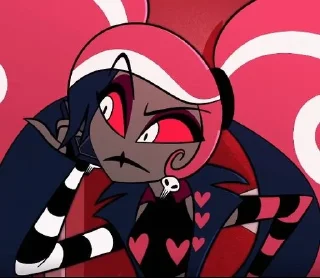 Sticker from velvet