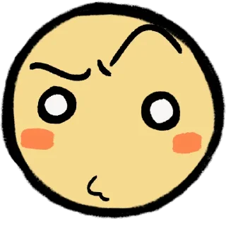 🤨 emoji Emoji :) Telegram sticker 11 of 69