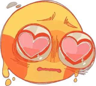 😍 emoji Ламповые стикеры Telegram sticker 24 of 110