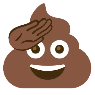 🌟 emoji poop by @this_is_sticker_party Telegram sticker 17 of 81