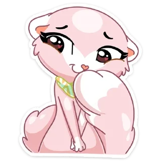 ☺️ emoji Розовая Нура (@TgSticker) Telegram sticker 10 of 49