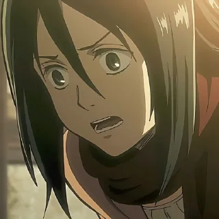🌟 emoji MIKASA @STICKERSVL Telegram sticker 19 of 45