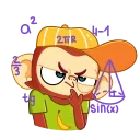 🤔 emoji Monkey Telegram sticker 13 of 20