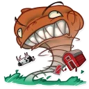 🌪 emoji Mona Monkey Telegram sticker 14 of 35