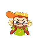 🤯 emoji Monkey Telegram sticker 12 of 20