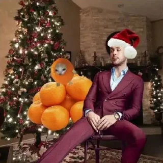 😜 emoji Новый год🎅🏻 Telegram sticker 22 of 25