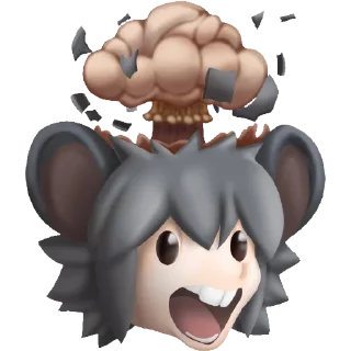 🤯 emoji Миша 3Д Telegram sticker 10 of 10