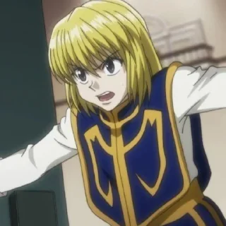 😠 emoji Kurapika @fiveforstickers Telegram sticker 9 of 50