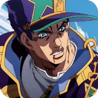 😬 emoji Jotaro Kujo ➩ @Earth928B Telegram sticker 24 of 70