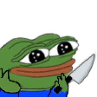 ☺ emoji Peepo frog by @ne_sirozhka Telegram sticker 7 of 31