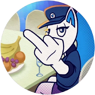 🖕 emoji Telegramka Telegram sticker 7 of 15