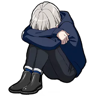 😔 emoji Шизофрения Telegram sticker 10 of 11