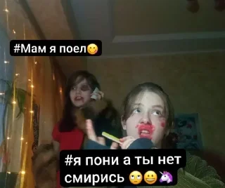 🌟 emoji Я ПОНИ А ТЫ НЕТ СМЕРИСЬЬ🦄🦄 Telegram sticker 18 of 88