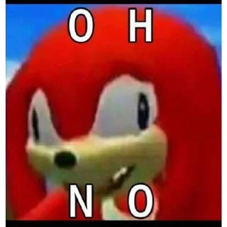 😰 emoji Sonic Telegram sticker 13 of 62
