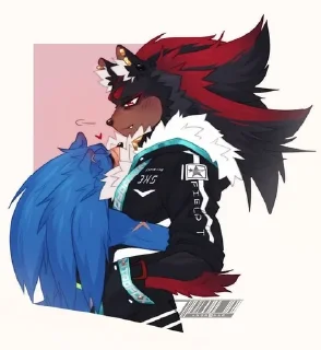 🖤 emoji соник/шедоу @stickerskva Telegram sticker 6 of 81