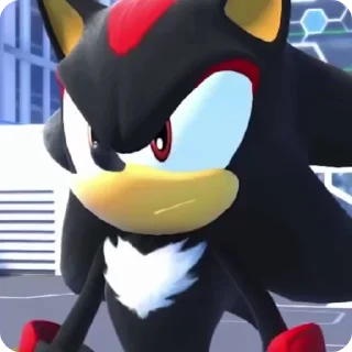 🤨 emoji 🌚 @CloobHub • @Earth928B 🌝 Шэдоу Shadow Sonic Telegram sticker 19 of 40