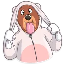 😛 emoji Easter Bear Telegram sticker 22 of 31