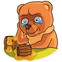 😐 emoji Honey Bear Telegram sticker 20 of 20