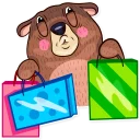 🛍 emoji Honey Bear Telegram sticker 17 of 31