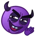 😈 emoji Meme Emoji @xkysluv Telegram sticker 20 of 106