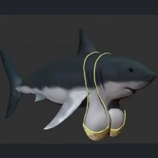 🦈 emoji ◡̎ stoned memes Telegram sticker 17 of 89