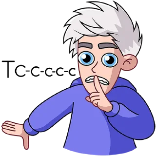 🤫 emoji Влад А4  👉 @stikeronn Telegram sticker 7 of 12