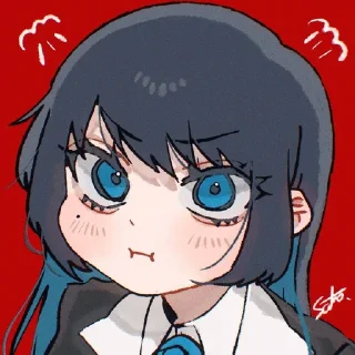 😠 emoji Ado Telegram sticker 8 of 101