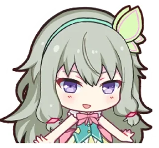 💚 emoji Чиби Нене Telegram sticker 11 of 16