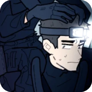 🩶 emoji Бен ( @Izuku_Midoriya15_07 ) Telegram sticker 12 of 33