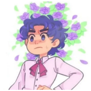 🔷 emoji джонатан джостар Telegram sticker 9 of 23